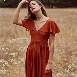 Christy Dawn Monarch Dress in Rust